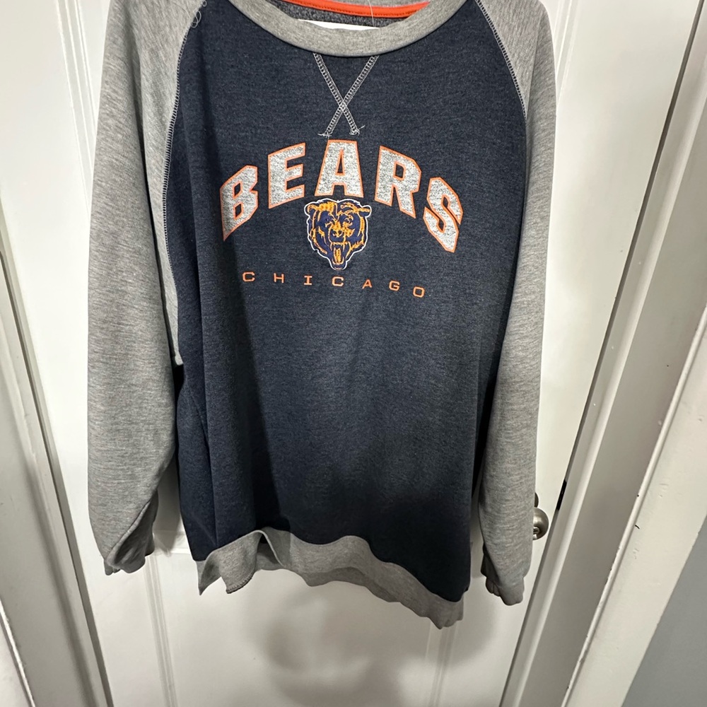 Majestic Navy and Gray Crewneck Sweater